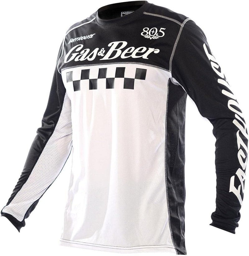 FASTHOUSE Grindhouse 805 Tavern Jersey, Black/White - Image 1